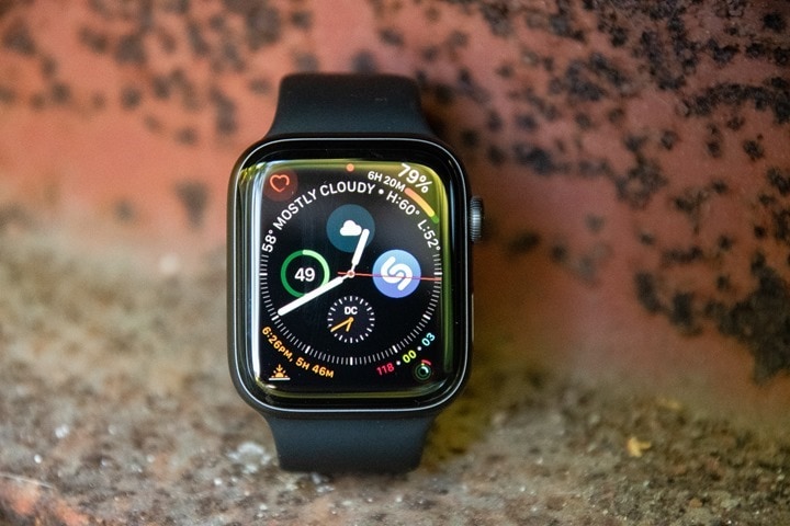 apple watch series 4 mountain biking