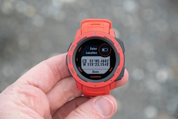 Garmin-Instinct-GPS-Coordinates