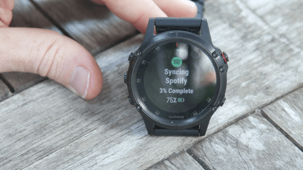 fenix 5x music player