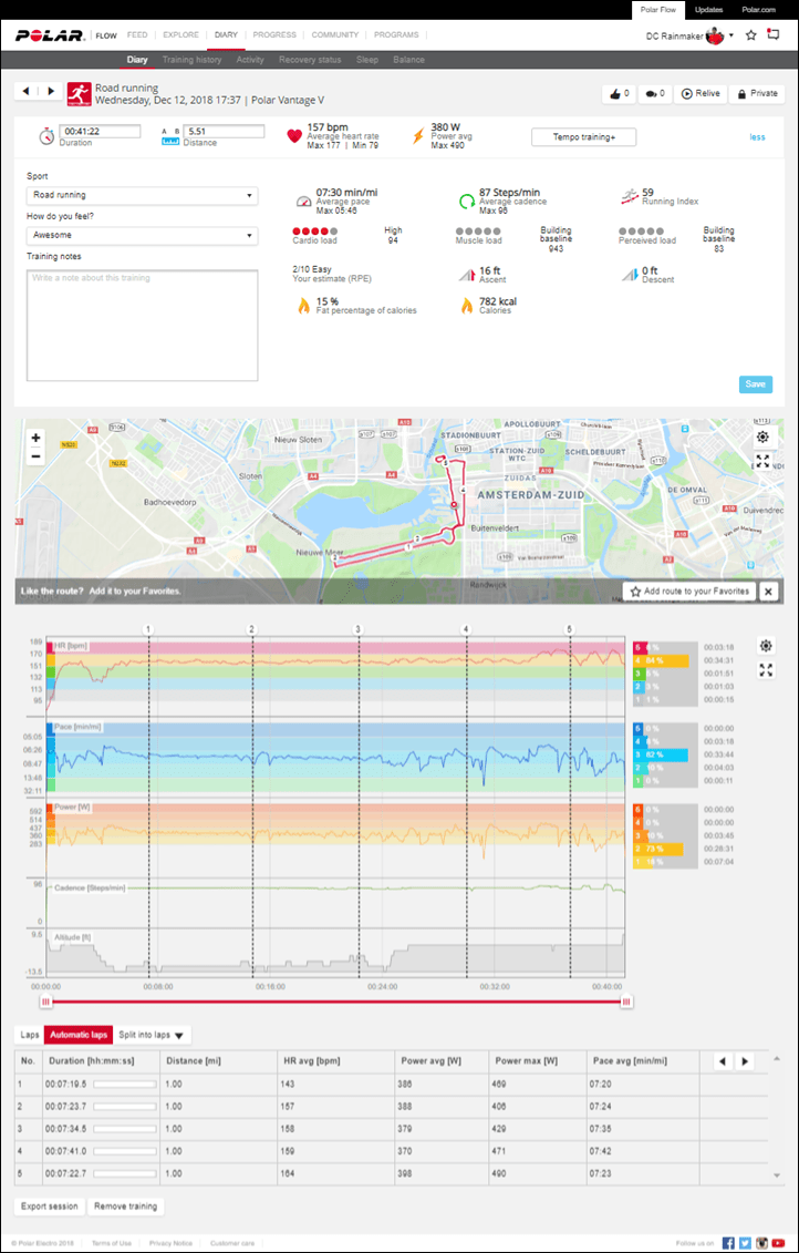 Polar best sale flow gps