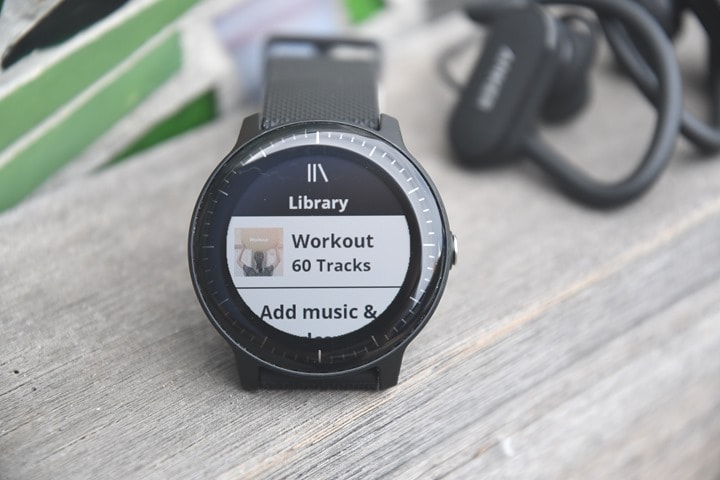 Spotify-Garmin-Vivoactive3-Library