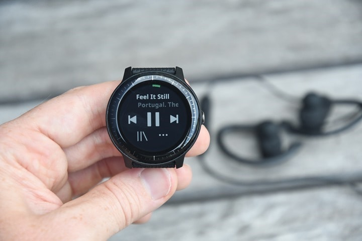 Garmin vivoactive music clearance spotify