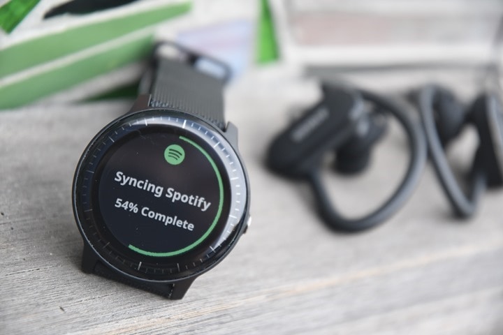 Vivoactive 3 sales music spotify