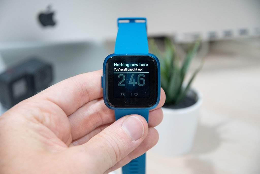 how do i set up weather on my fitbit versa lite