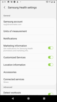 How to export fitness data from the Samsung wearables (and Samsung ...