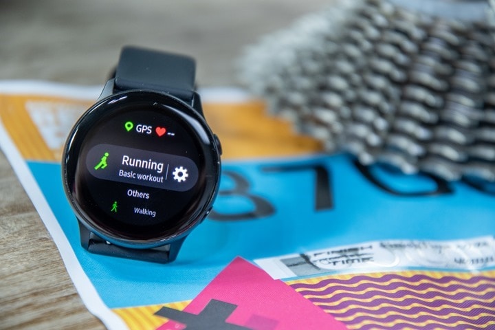 galaxy watch active interval training