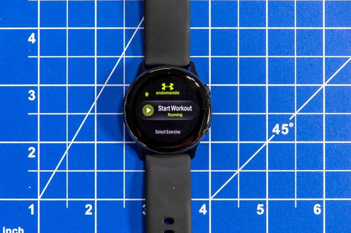 galaxy watch active interval training