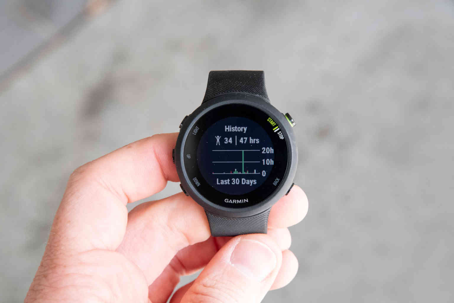 forerunner 45 navigation
