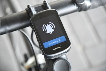 Garmin-Edge530-Bike-Alarm-Activated