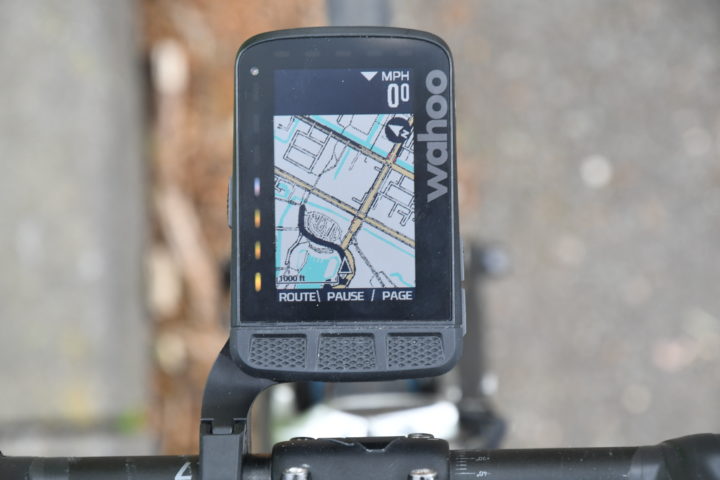 wahoo bike navigation