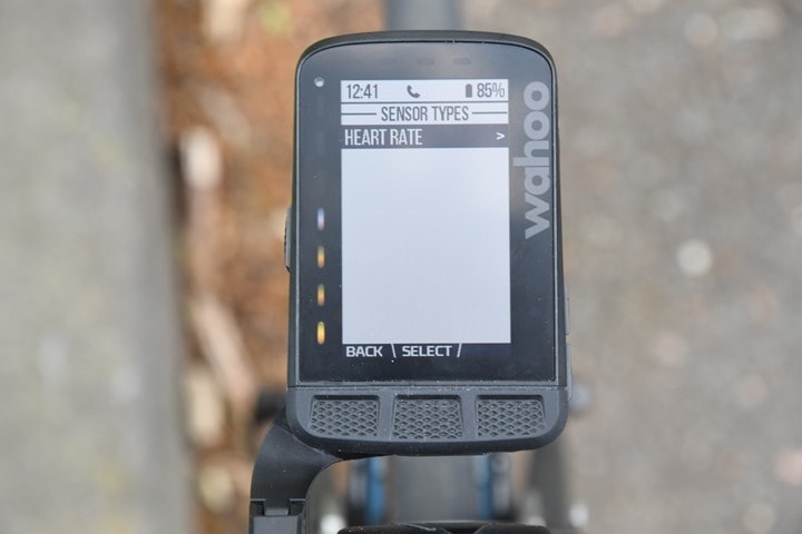 wahoo elemnt roam sensors