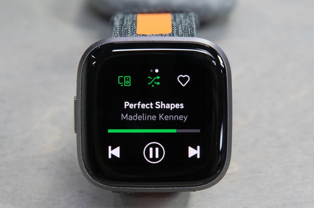 how to connect fitbit versa 2 to spotify