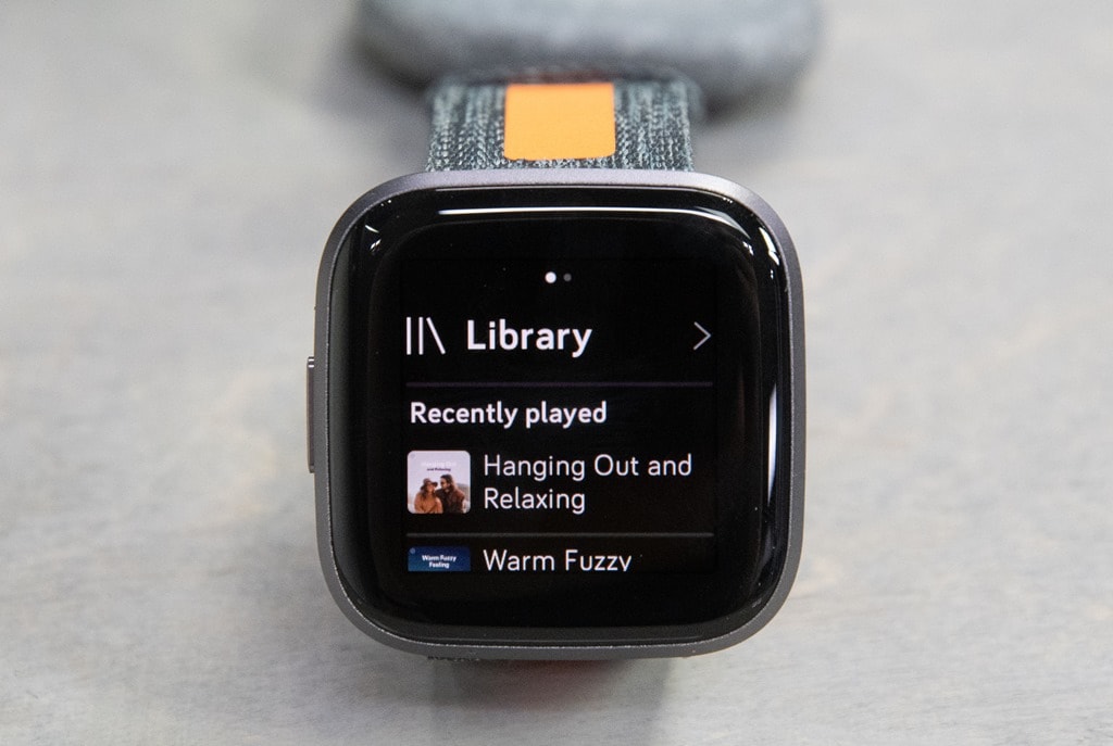 can the fitbit versa 2 play music