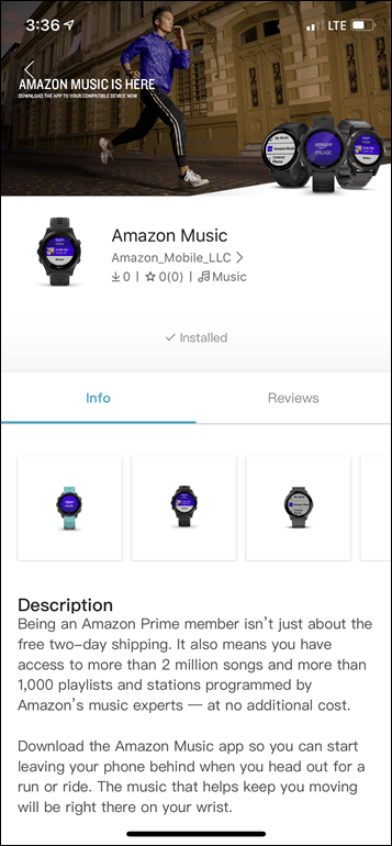 Wear os hotsell amazon music