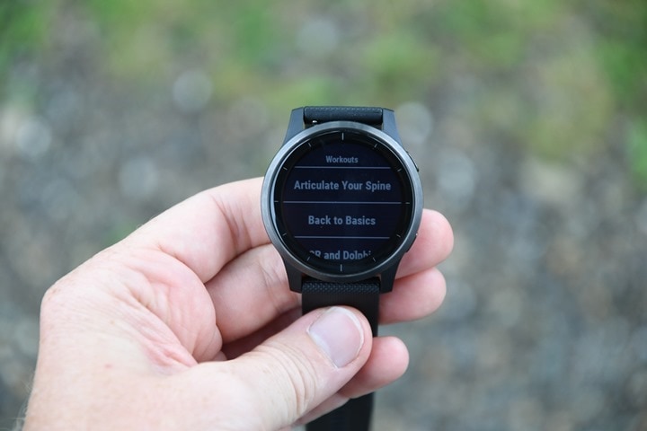 Garmin vívoactive 4S First Impressions // Activities, Menus & Animated  Workouts! 