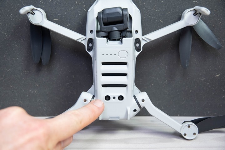 dji mini 2 point camera down