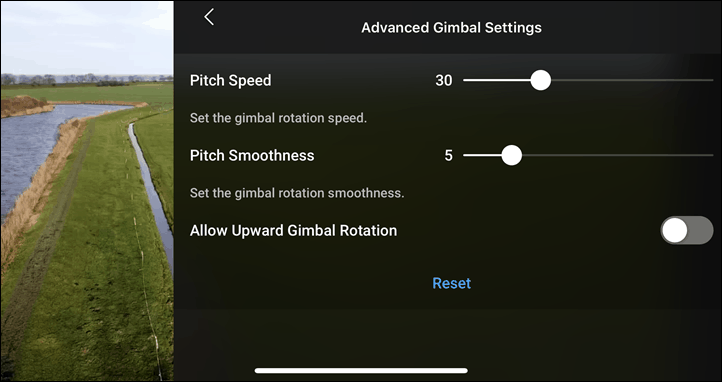 DJI-Mavic-Mini-Gimbal-Settings