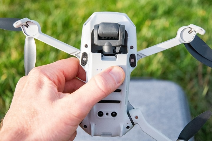 turn on dji mini 2