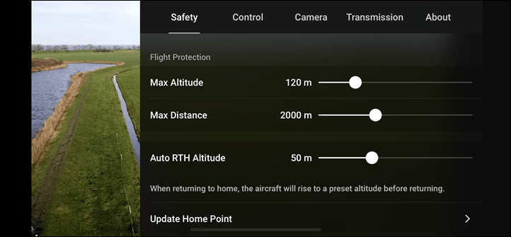 dji mini max speed