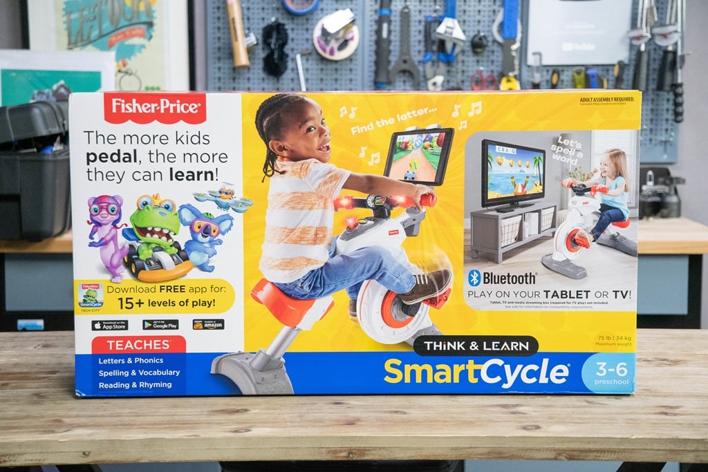 fisher price bike with tablet