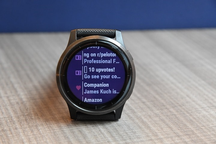 garmin vivoactive 3 notifications not working