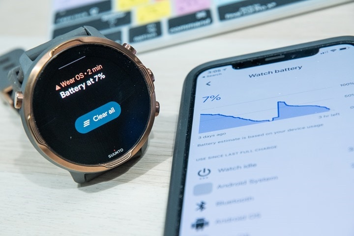 Wear os outlet battery monitor