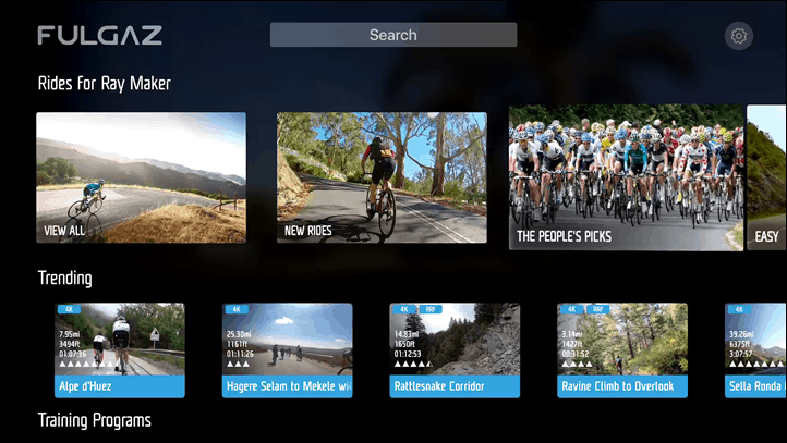 Mountain bike best sale training app