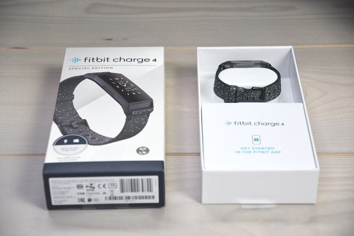 fitbit charge 4 box