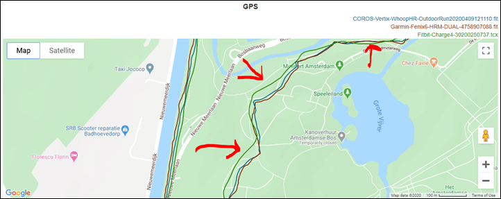 Fitbit charge 4 online gps map