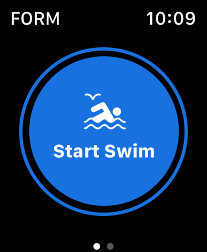 What can you do in the FORM Swim App? 