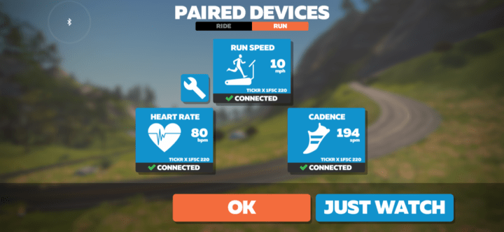 wahoo tickr connect to zwift