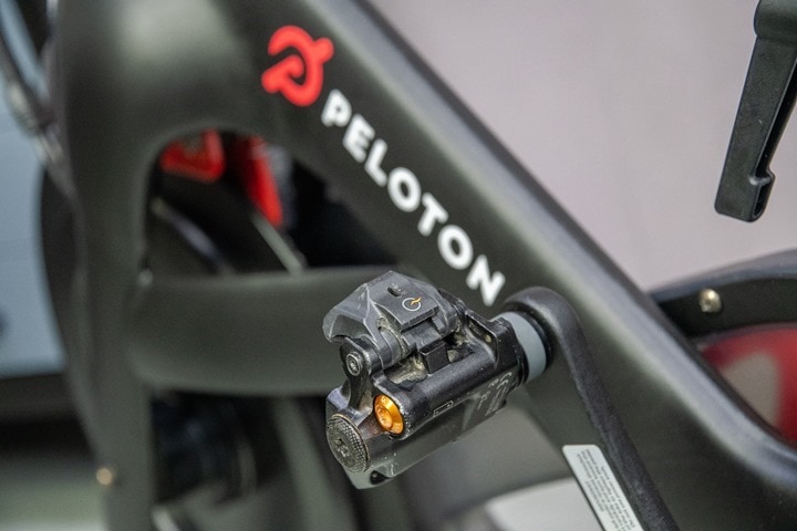 Changing pedals on store peloton