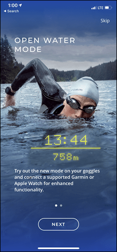 apple watch open water swimming