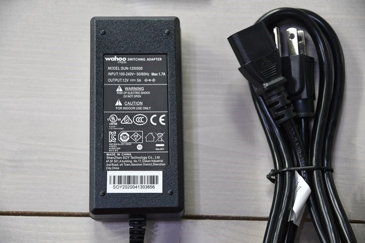 wahoo kickr power adapter