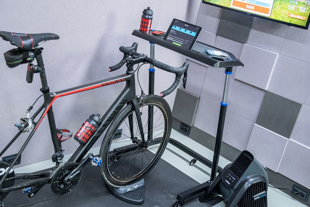 Indoor Cycling Trainer Desk: For when you just can't justify the