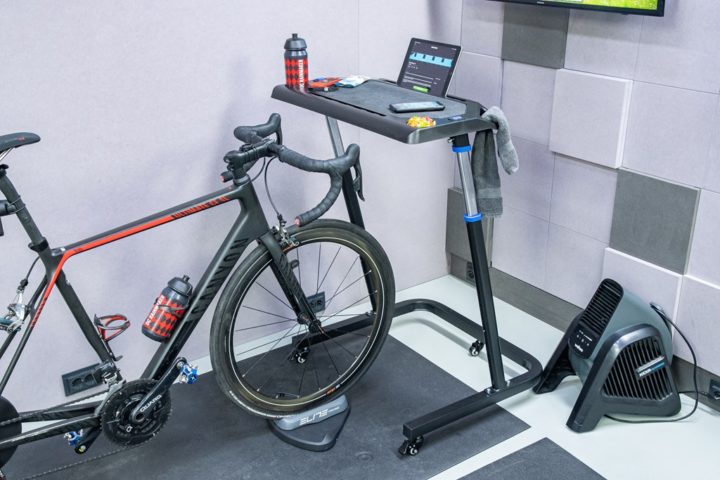 indoor bike trainer desk