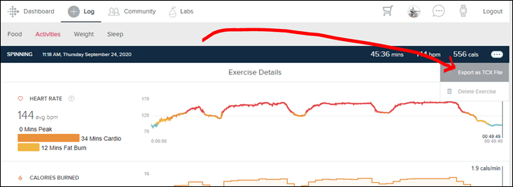 Fitbit charge online strava