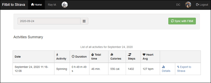 Fitbit cheap gps strava