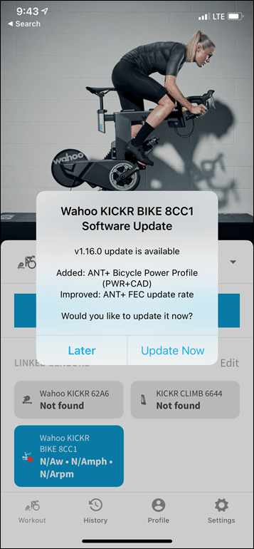 Wahoo Rolls Out KICKR Bike ANT Power Broadcasting Firmware Update DC Rainmaker