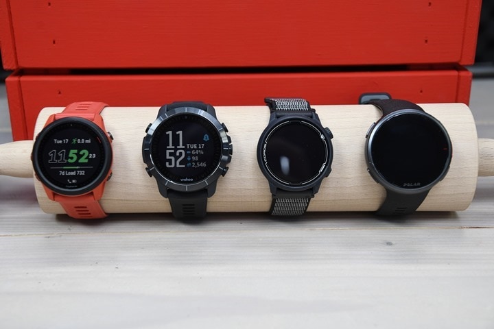 wahoo elemnt rival watch