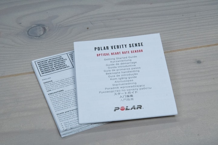 Polar Verity Sense  Training in heart rate mode with Polar Flow 