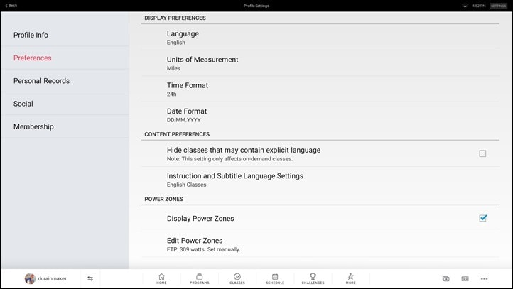 Peloton-Bike-Plus-Language-Settings