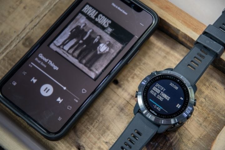 Quick HandsOn Wahoo Adds Music Controls to Rival Watch
