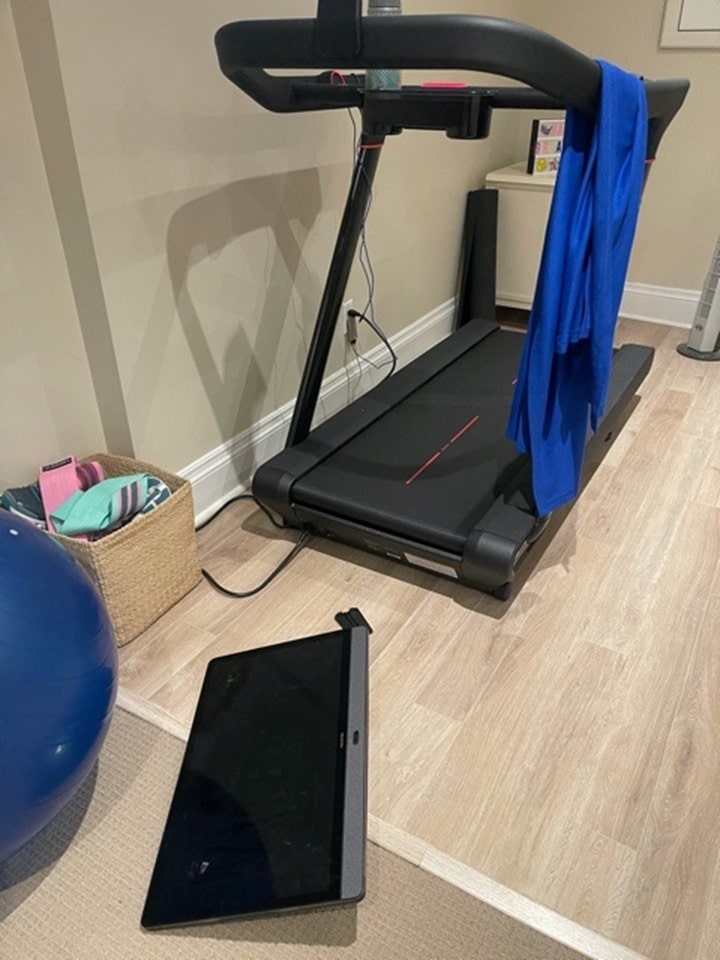 Peloton Tread Screen Falls Off Mid-Workout, Peloton Says to Fix It ...