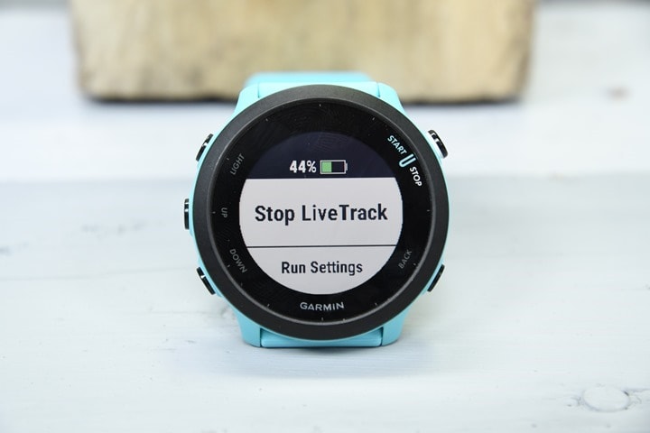 Garmin forerunner live tracking online