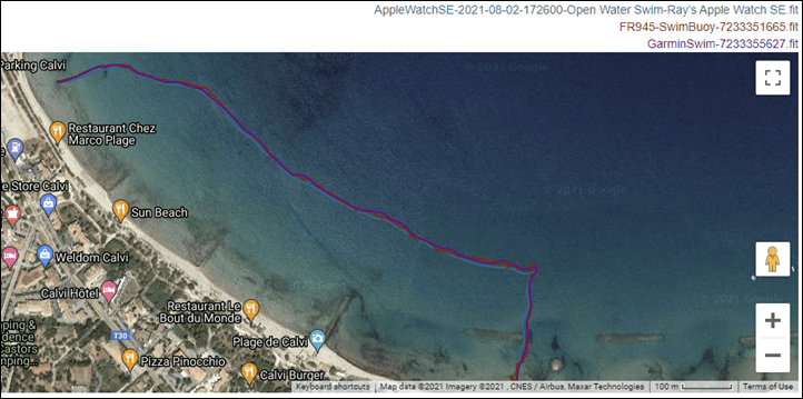 Openwater Swim GPS Test Extravaganza Results DC Rainmaker