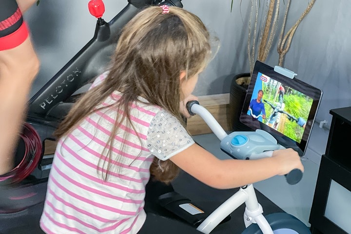 Fisher price bike with cheap tablet