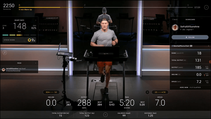 Peloton-Tread-leaderBoard