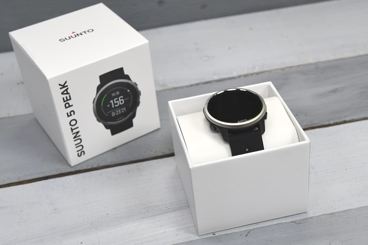 Suunto 5 Peak Watches, Black, One Size 