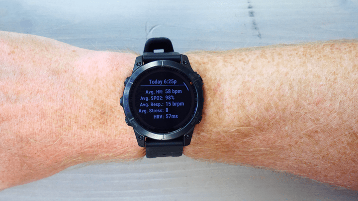 Garmin-Fenix7-Health-Snapshot-Summary